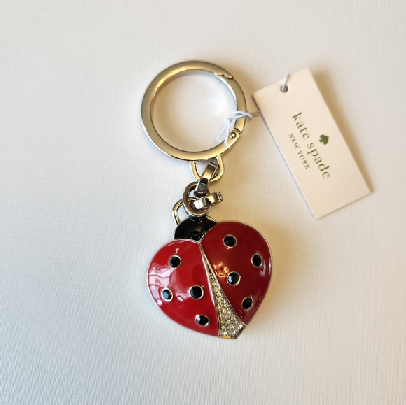 NWT Kate Spade Ladybug Keychain - Picture 3 of 3